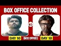 The GOAT vs Jailer 10 Days Box Office Collection | Thalapathy Vijay vs Rajinikanth