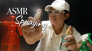 ASMR Spraying In Your Face, Intense Spray+Water Bottle Shaking Sounds ( NO TALKING)