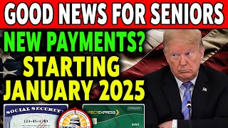 BIG NEWS for Seniors! New Payments Coming January 2025 for SSI, SSDI \u0026 VA Beneficiaries!