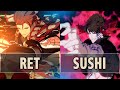 GBVSR: Ret (Percival) Vs Sushi (Avatar Belial) | High Level Gameplay.