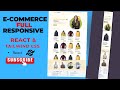 🔥Complete Ecommerce Website using React JS and Tailwind CSS| full Responsive | Step by Step in 2025
