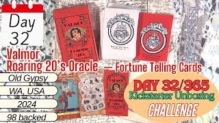 AKU35 - Day 32/365 Day #Kickstarter 🕰️ Valmor Roaring 20’s Fortune Telling Oracle Cards 🔮 #unboxing