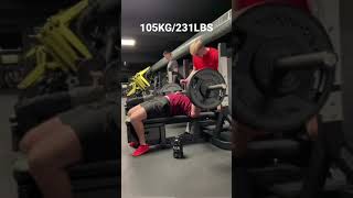 Bench Press - 105KG attempt - at 71KG