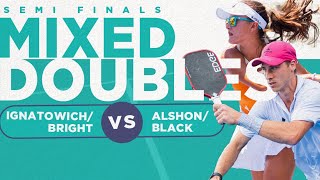 Semifinal Mixed Doubles: Bright/Ignatowich vs Black/Alshon in Las Vegas