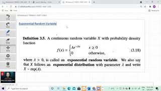 MA202 - Exponential Random Variable