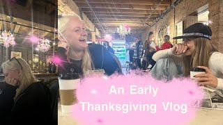 An Early Thanksgiving Vlog - Travel vlog, reading, family time, and more!