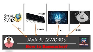 How to remember Java Buzz Words easily in the same order