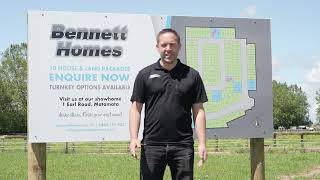 Build with Bennett Homes in Maea Fields.