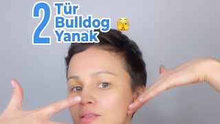 Buldog yanakları, yüz yoga , doğal çözüm