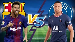 Lionel Messi (Barcelona) VS Kylian Mbappé (PSG)
