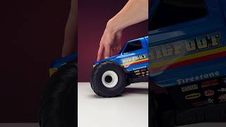 The big wheels and realistic body make it an awesome ride! Bigfoot 4x4 BL-2 from Traxxas! #rclife