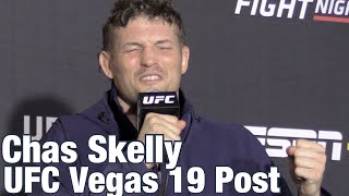 Chas Skelly: Saw Opponent Backstage in pain before Fight was Cancelled | UFC Vegas 19 Post