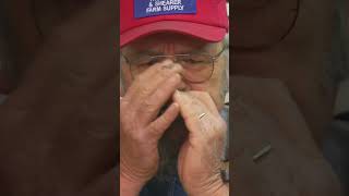 Old Man rips on Harmonica