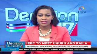 IEBC to meet Uhuru, Raila  to break stalemate over elections