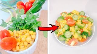 Healthy Salad Recipes For Weight Loss | CORN & AVOCADO SALAD