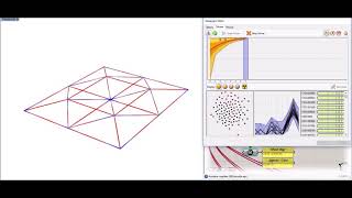 Planar space truss tystem optimisation