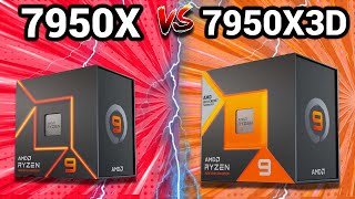 AMD Ryzen 7950X vs Ryzen 7950X3D: Performance Comparison