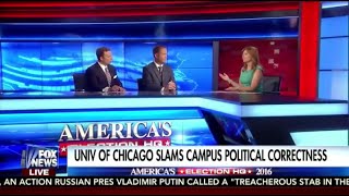 David Bruno on Fox News' Americas Election HQ- University of Chicago Free Speech