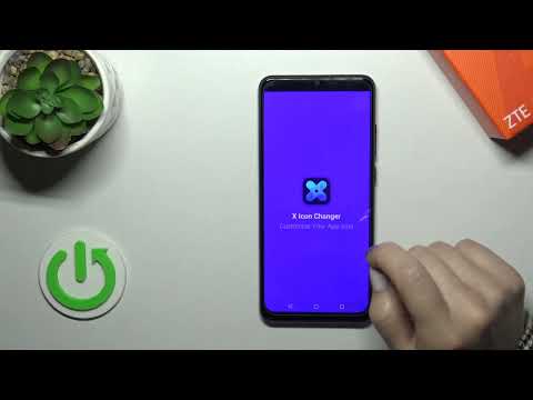 Cómo cambiar la forma y el tema de los íconos de las aplicaciones en ZTE Blade A53 Pro – Aplicación X Icon Changer