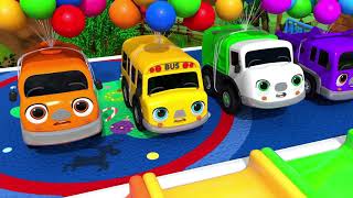 Wheels On The Bus Go To Town + More Videos Nursery Rhymes & Kids Songs   ToyMonster