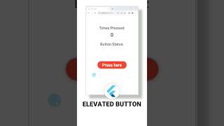 Elevated Button - Flutter quick tutorial.