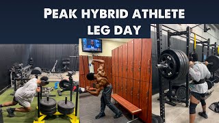 Leg day of a d1  hybrid athlete