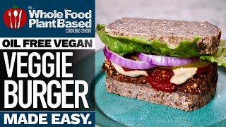 THE VEGGIE BURGER YOU'VE BEEN WAITING FOR 🍔 Gluten-free, oil-free, vegan & absolutely delicious!