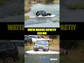 Mahindra Thar vs Mahindra Scorpio N - Water Crossing Challenge | MotorBeam #shorts #mahindra