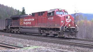 Skeena Pacific Video #2251 CPKC Coal Empty East, Mile 87.4 Shuswap Sub, Squilax, BC  2024-09-25