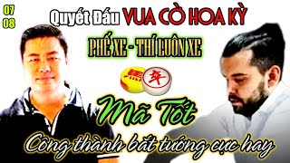 CTV - Lại Lý Huynh đại chiến vua cờ hoa kỳ, bỏ hết xe mã tốt công thành bắt tướng cực hay