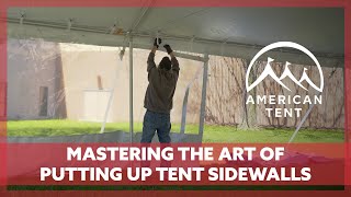 Mastering the Art of Putting Up Tent Sidewalls