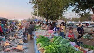 บรรยากาศบ้านๆ | ตลาดนัดเช้าหัวนา อำเภอเขมราฐ อุบลราชธานี