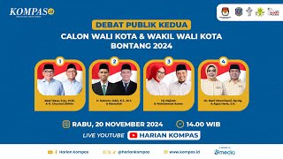 LIVE: Debat Publik Calon Wali Kota dan Wakil Wali Kota Bontang 2024