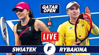 Swiatek vs Rybakina Live Streaming | Qatar Open 2024 Final | Iga Swiatek vs Elena Rybakina Live