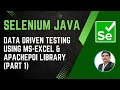 Session 40 - Selenium with Java | Data Driven Testing | Working with MS-Excel