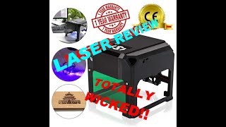 TopDirect 3000mW Laser Engraving Machine Mini Laser Engraver Printer Initial Review