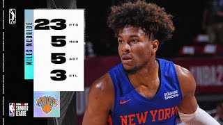 Miles McBride GOES OFF For Knicks At Summer League: 23 PTS, 5 REB, 5 AST