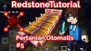 CARA MEMBUAT PERTANIAN OTOMATIS DI MINECRAFT PE