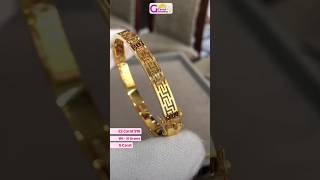 Latest Gold Kada Bracelet For Men \u0026 Women Both #gcaratjewellery #goldkada