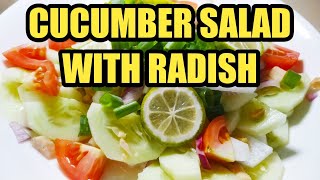 HOW TO MAKE CUCUMBER SALAD | CUCUMBER SALAD RECIPE