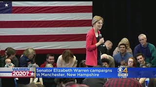 Elizabeth Warrent heads to early primary state New Hampshire