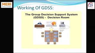 OnlineTutorial| Ms Reema Aggarwal| Group Decision Support System| MERI