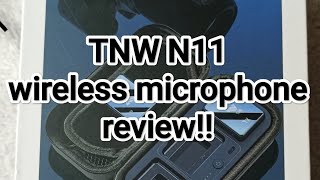 DJI wireless microphone killer?! at a lower price. introducing the TNW N11 wireless microphone!