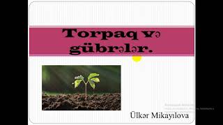 Torpaq və gübrələr