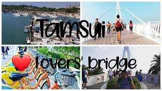 Passeamos de Bicicleta - Tamsui - Lover's Bridge | NEW TAIPEI, TAIWAN, VLOG