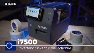 Brady | i7500 etikettendrucker für die industrie