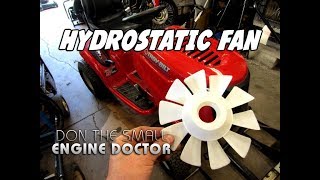 Lawn Tractor Hydrostatic Fan Replacement - DIY Video