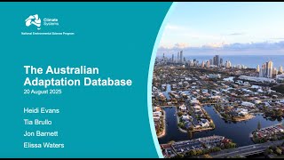 Tracking progress: Insights from the Australian Adaptation Database