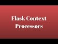 Global Variables in Flask Templates Using Context Processors