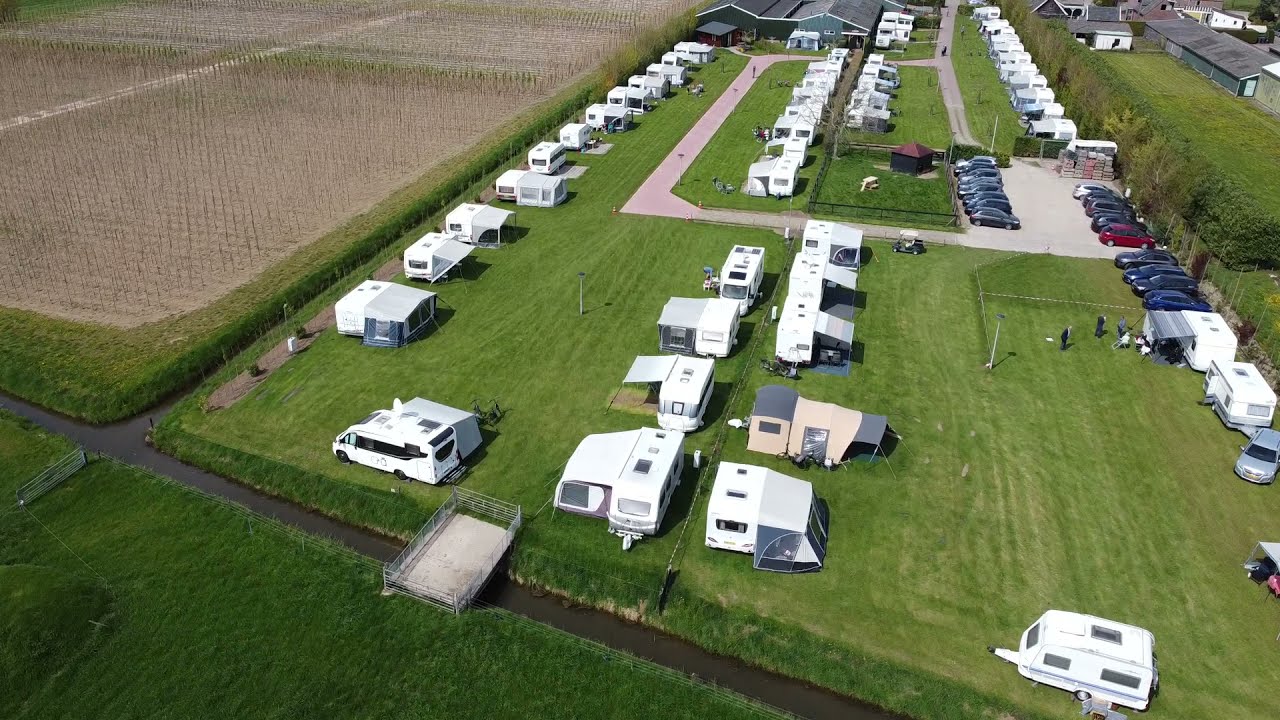 Camping De Vijverhof, Ommeren DJI Drone - YouTube